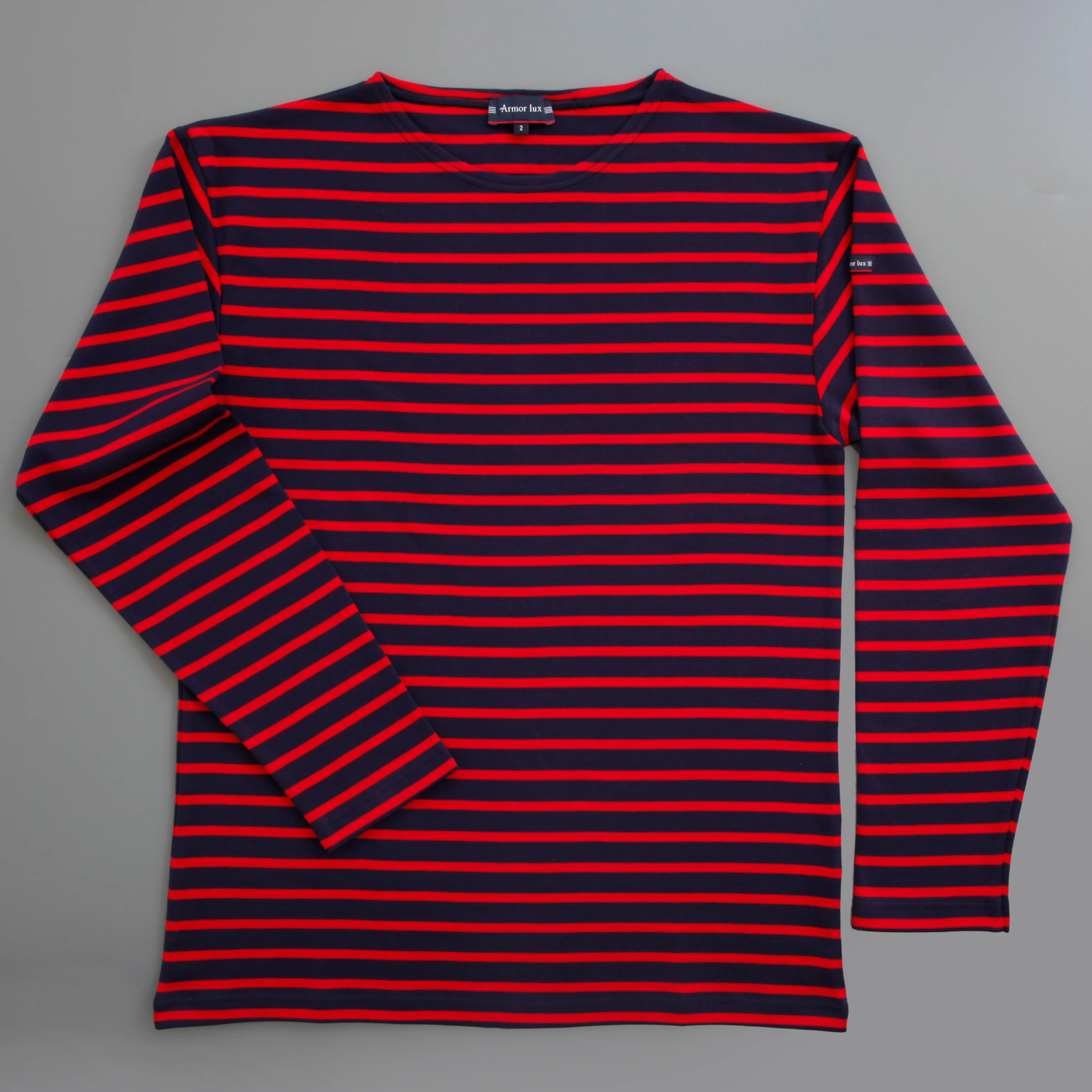 Breton Shirt Navy/Red