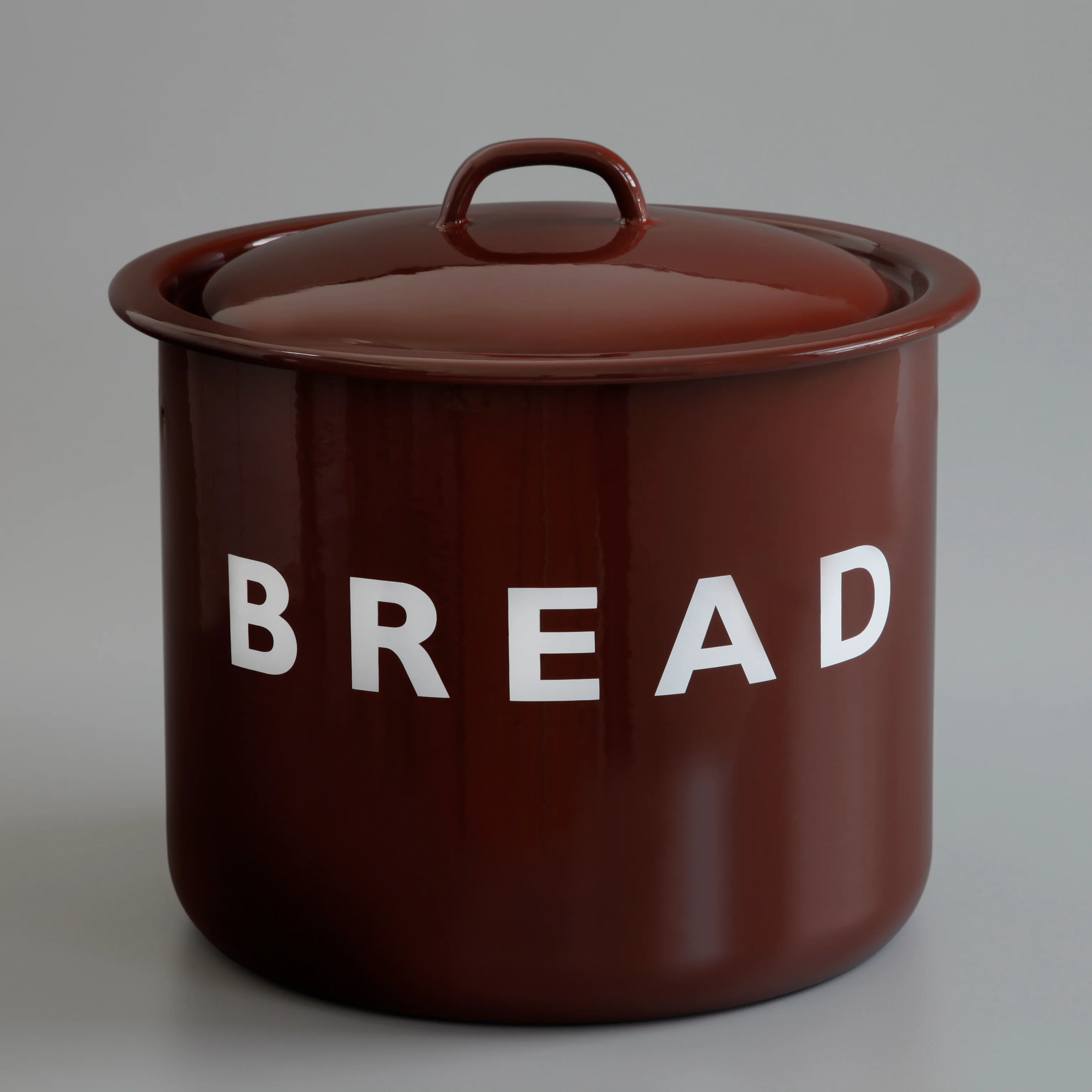 Enamel Bread Bin Brown (Second Quality)