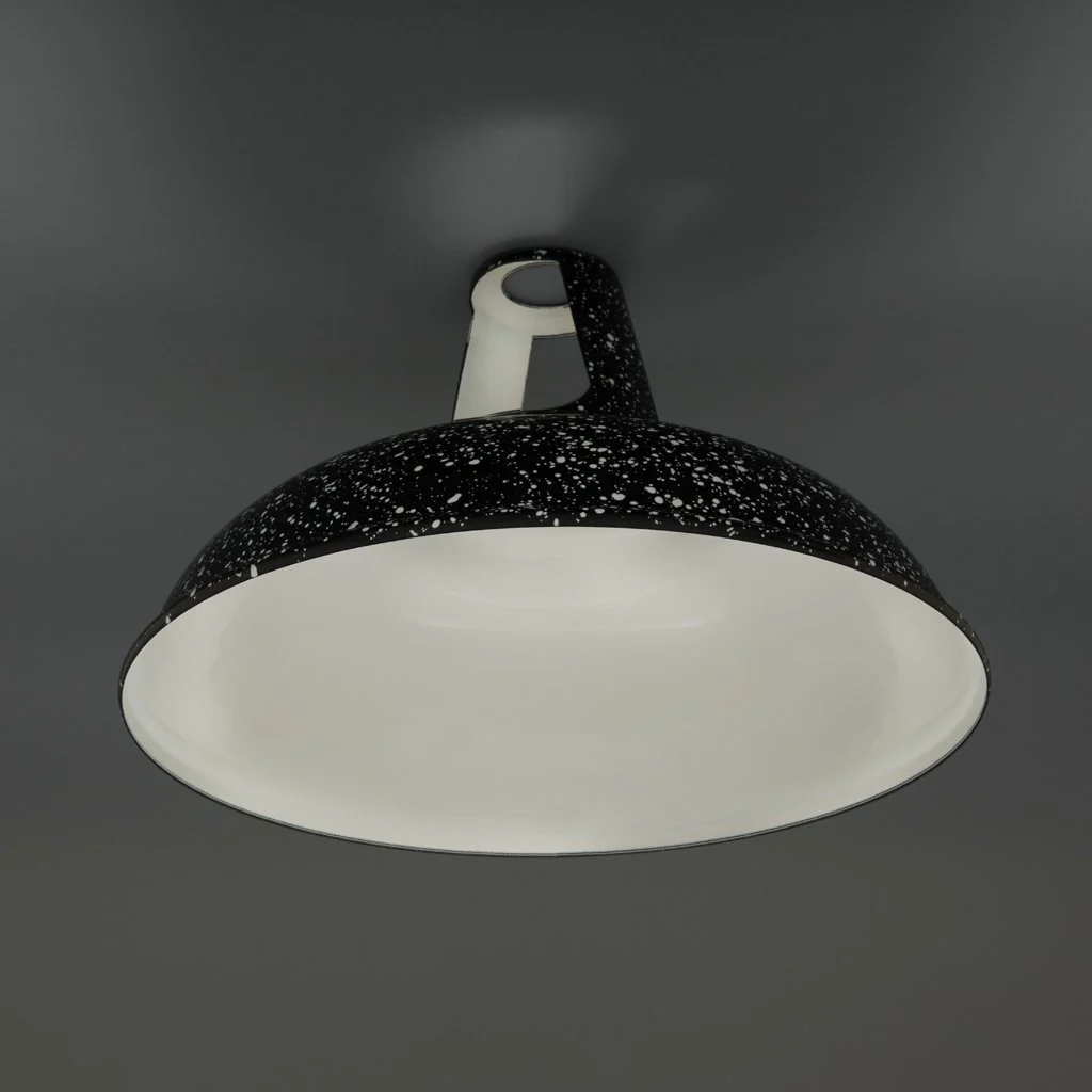Enamel Lampshade Speckle - Image 2