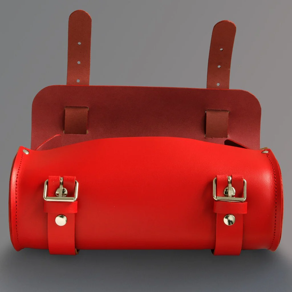 Round Tool Bag Red - Image 2