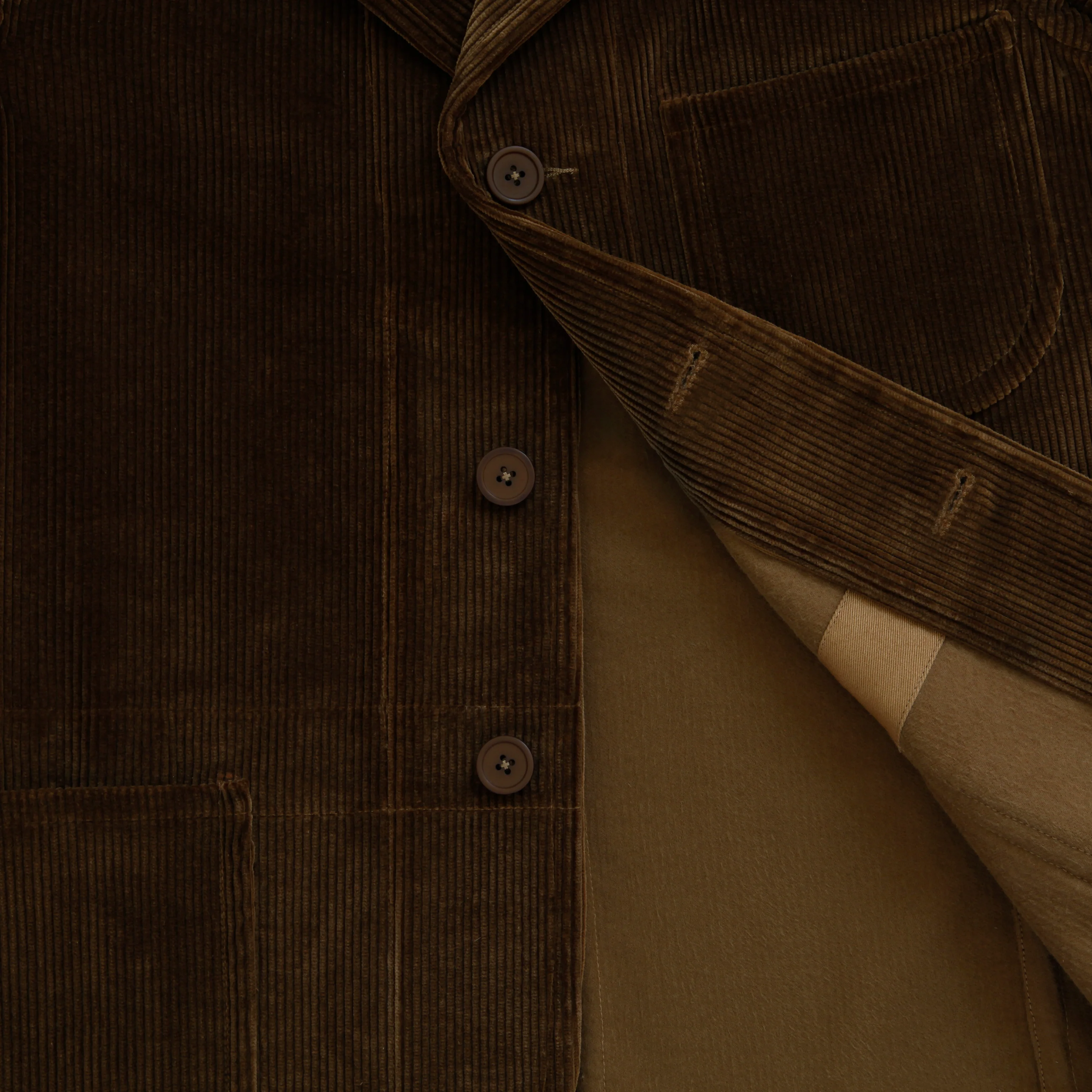 Stanley Jacket Tan Corduroy - Image 3